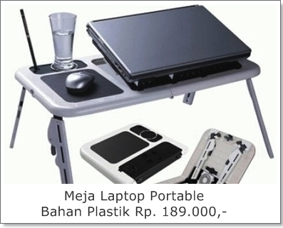  Meja  Laptop  Portable  Laptop  Desk With Fan Cooler Gadis s 